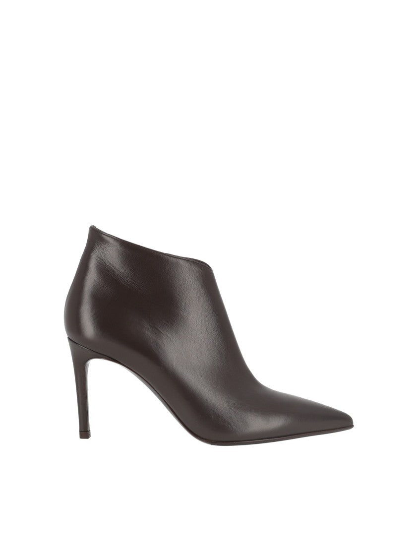 Sergio Levantesi Ebony Dama67 Pointed-Toe Ankle Boots