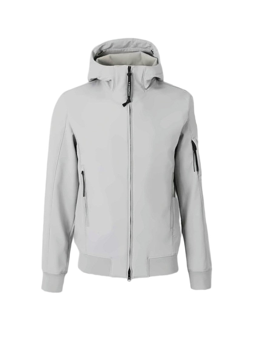 C.P. Company Light Grey Casual Jacket With Hood