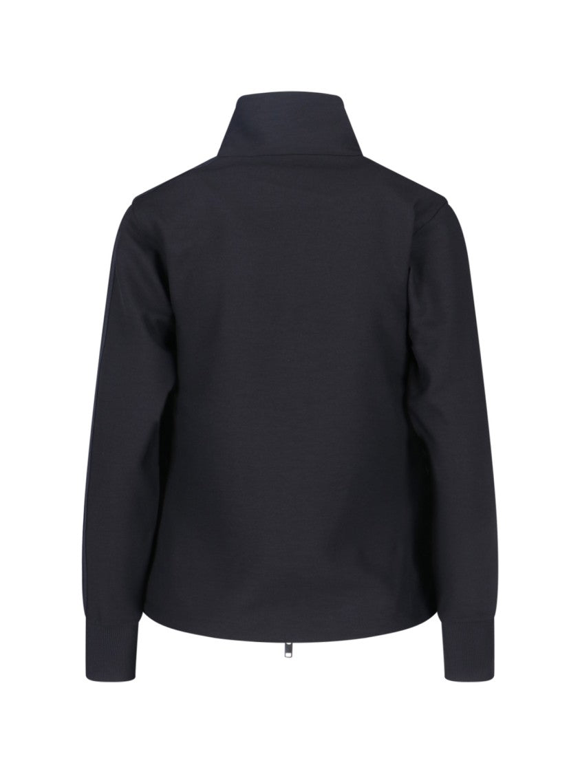 Y-3 Logo Zip Sweatshirt – Black