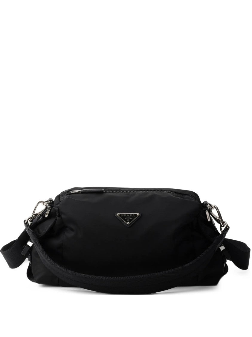 Prada Rectangular Shoulder Bag In Smooth Re-Nylon With Adjustable Strap