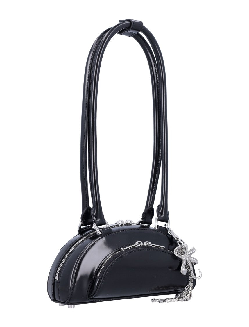 Self-Portrait Curved Charm Mini Shoulder Bag