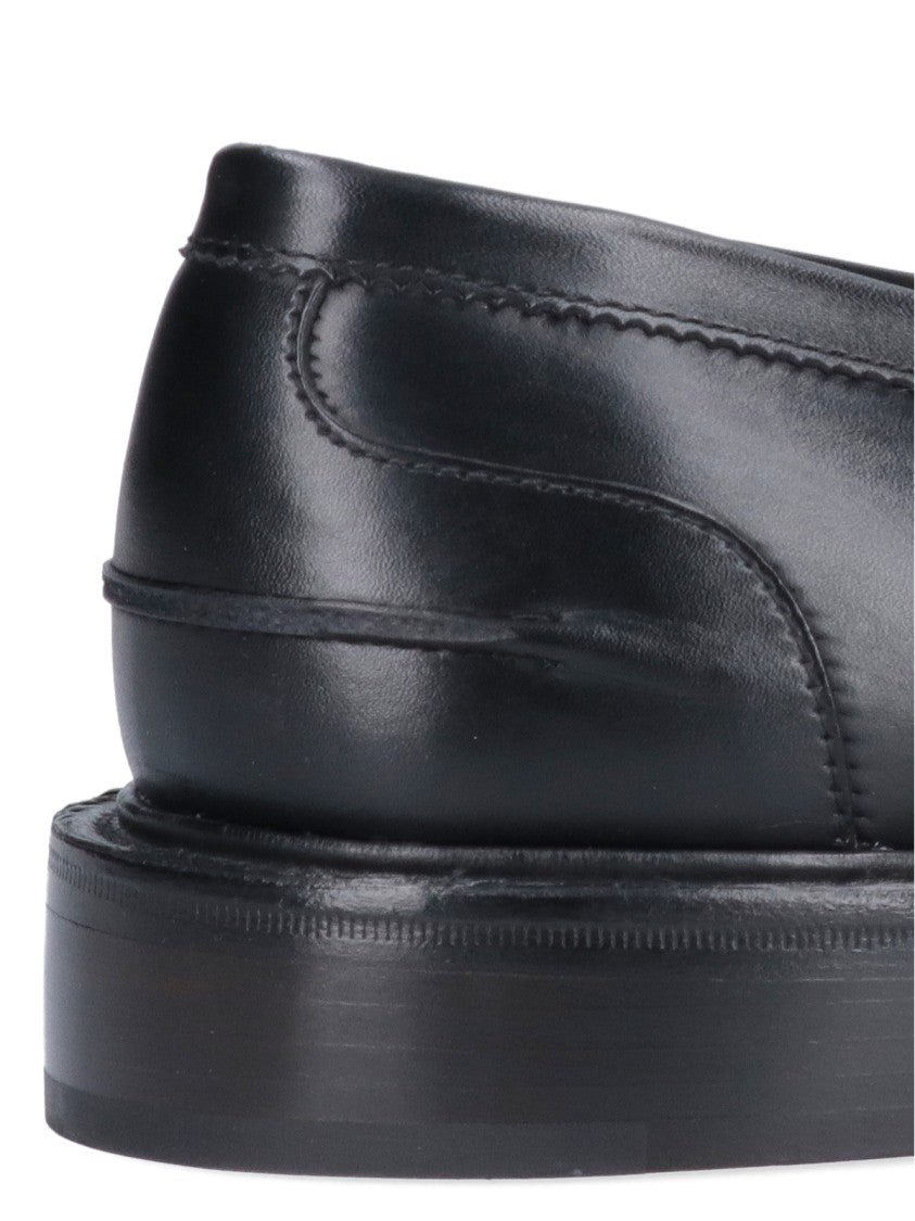 Tricker's James Black Leather Loafers