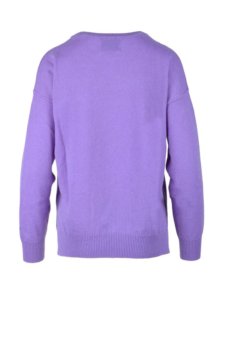 N.O.W. Andrea Rosati Cashmere Sweater - Purple