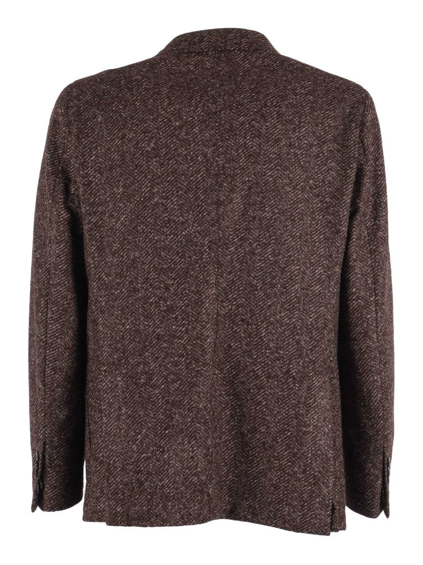 Breras Classic Tailored Jacket In Neutral Tones