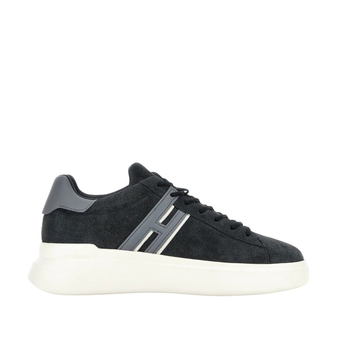 Hogan Black Suede Hogan Sneakers With Memory Foam Comfort And Rubber Sole