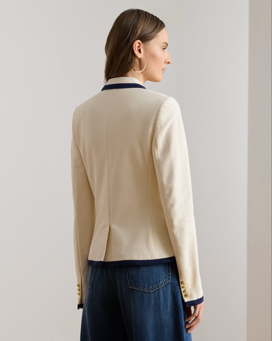 Lauren Ralph Lauren Natural Sportswear Pique Knit Blazer
