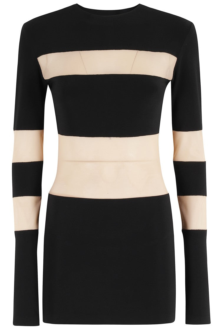 Norma Kamali Spliced Insert Pickleball Dress