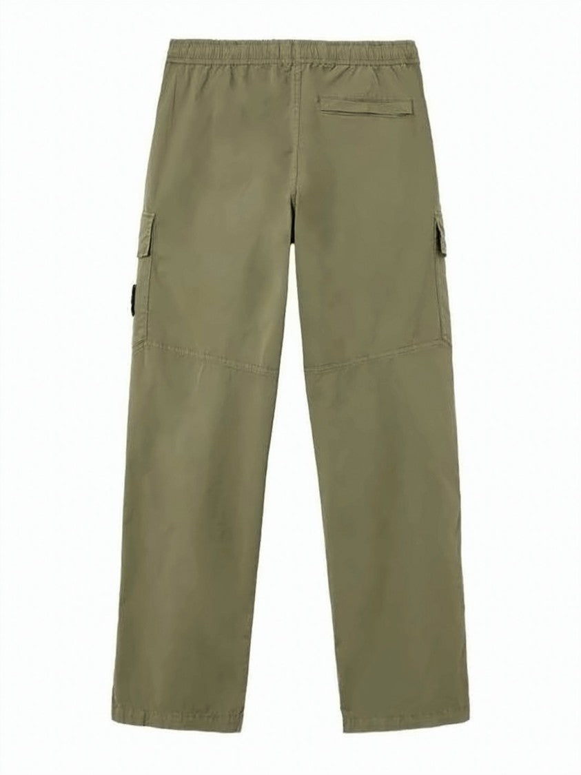 Stone Island Relaxed Fit Cargo Pants With Flap Pockets