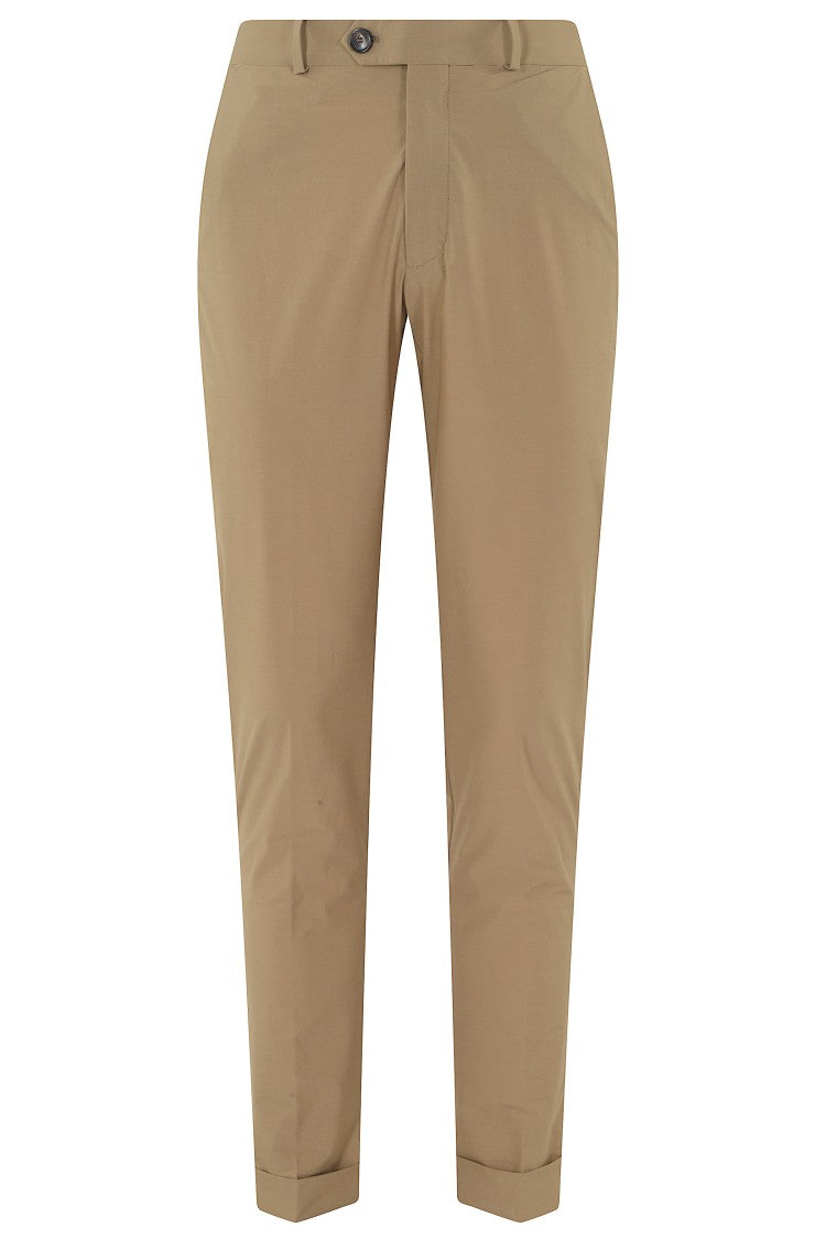 Rrd Taupe Terzilight Chino Belt-Loops Polyester Chino Pants