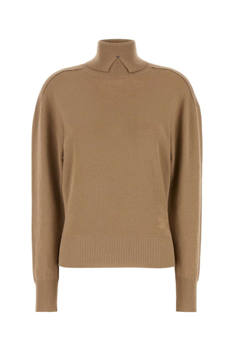 Burberry Camel Wool Sweater