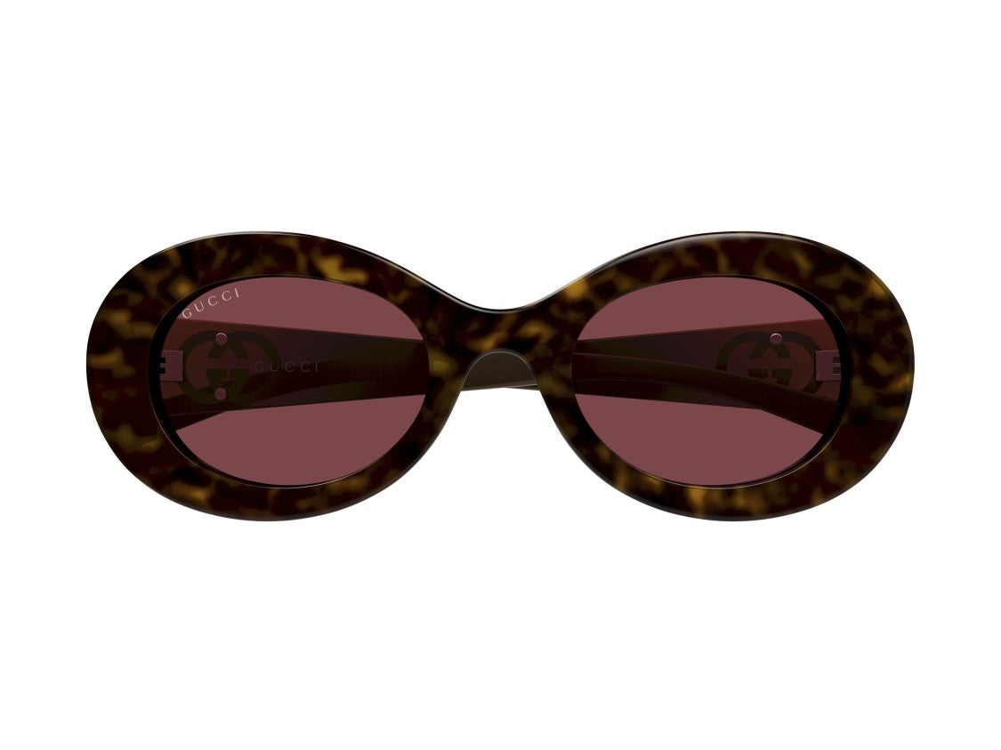 Gucci Tortoiseshell Gg2026s Round Sunglasses