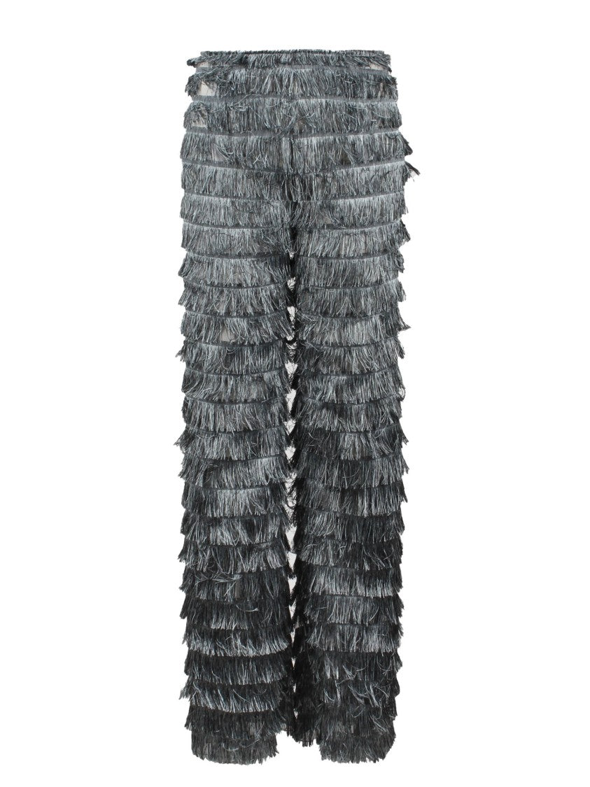 Alberta Ferretti Fringes Fil Coupãƒæ’Ã†Â€™Ãƒâ€Šã‚Â© Trousers