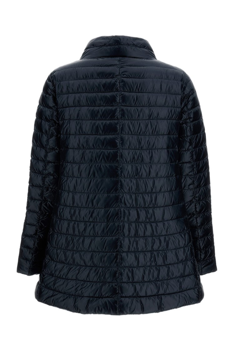 Herno Reversible A-Shape Jacket With High Collar
