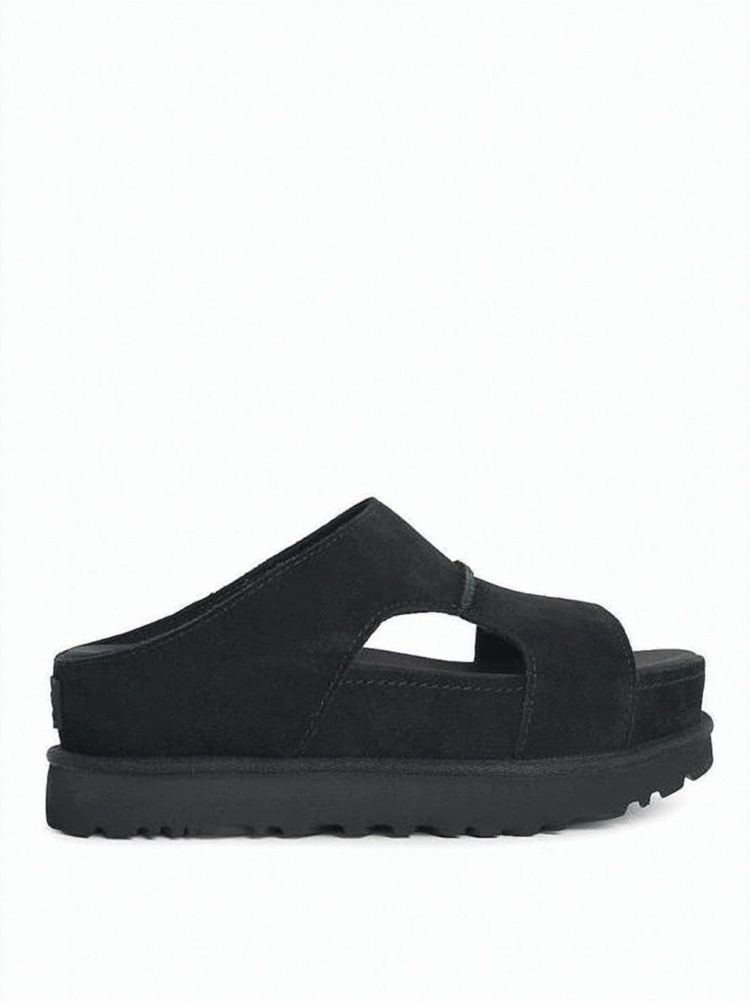 Ugg Suede Upper Sandals With Textured Eva Sole