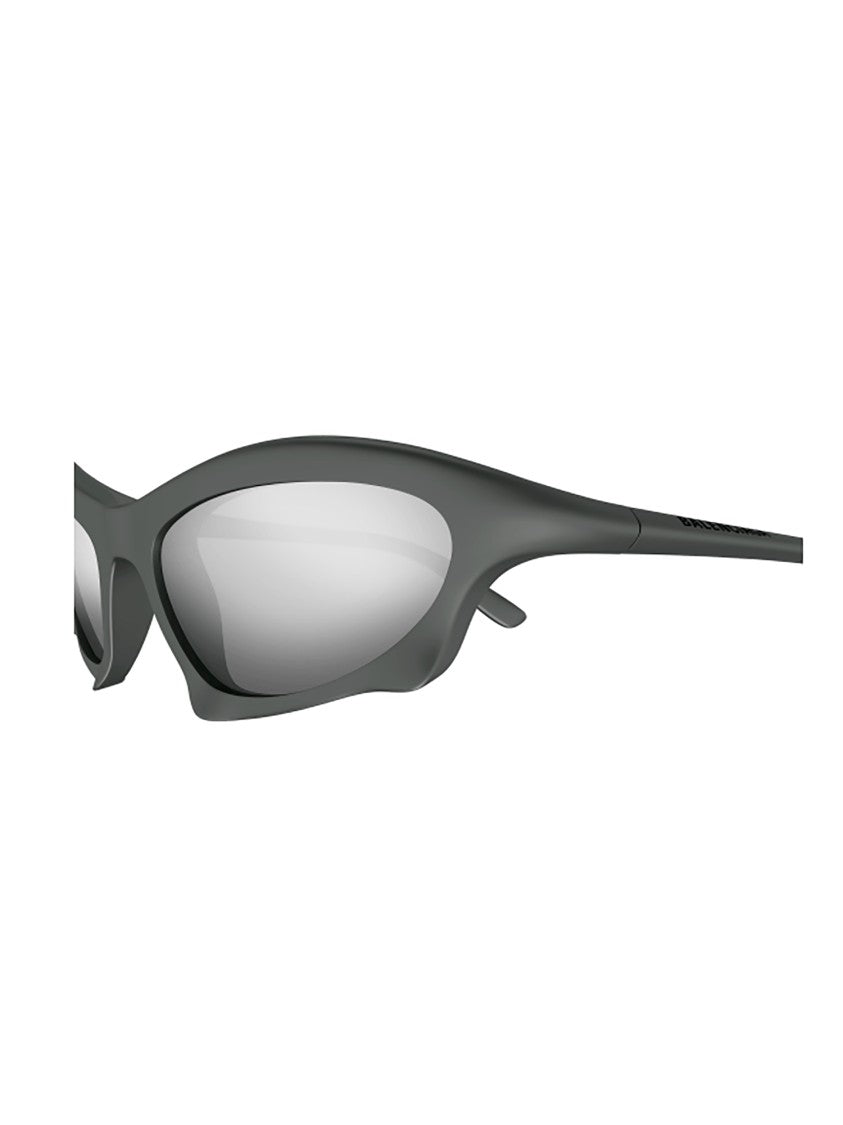 Balenciaga Grey Bb0229s Oversized Acetate Sunglasses
