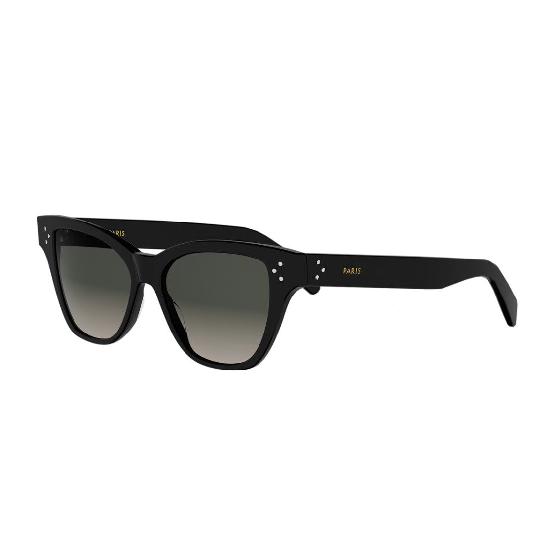 Celine Black 3 Dots Recycled Acetate Cat-Eye Sunglasses