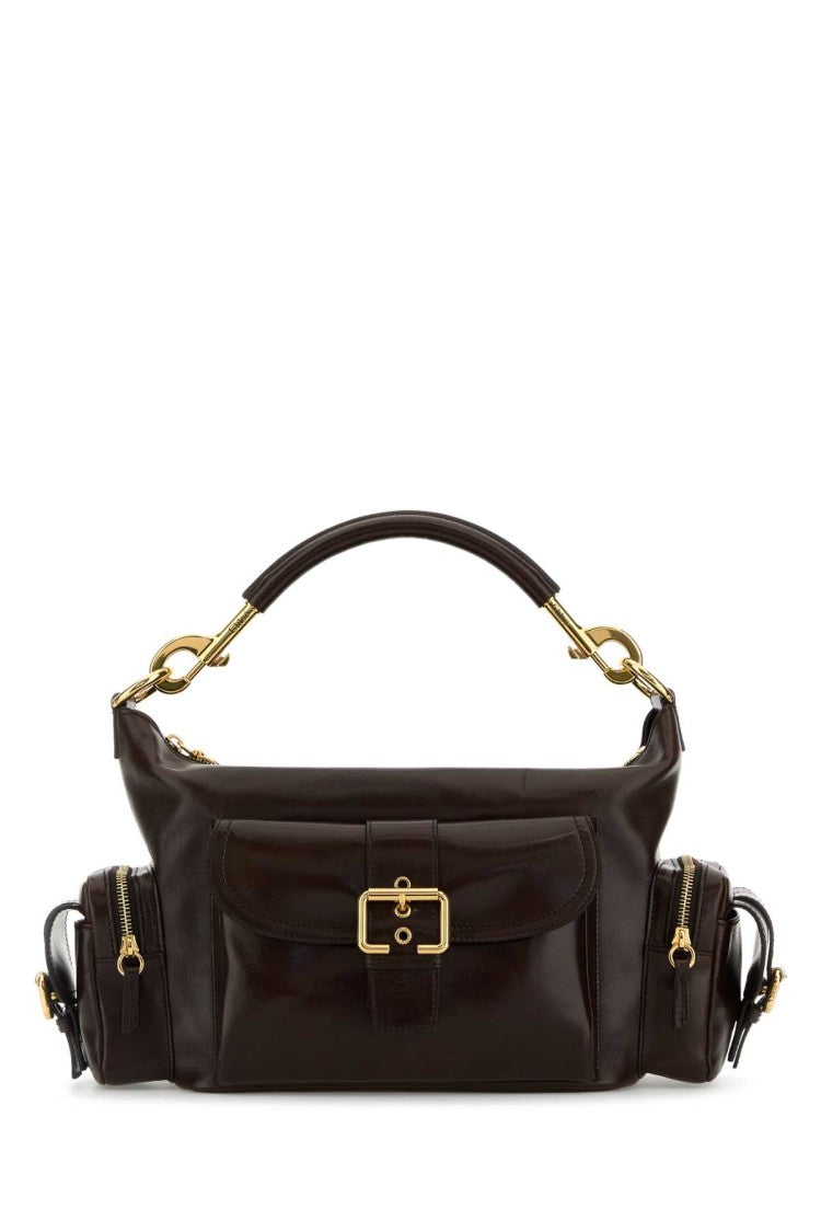 Chloé Chocolate Leather Camera Bag Handbag