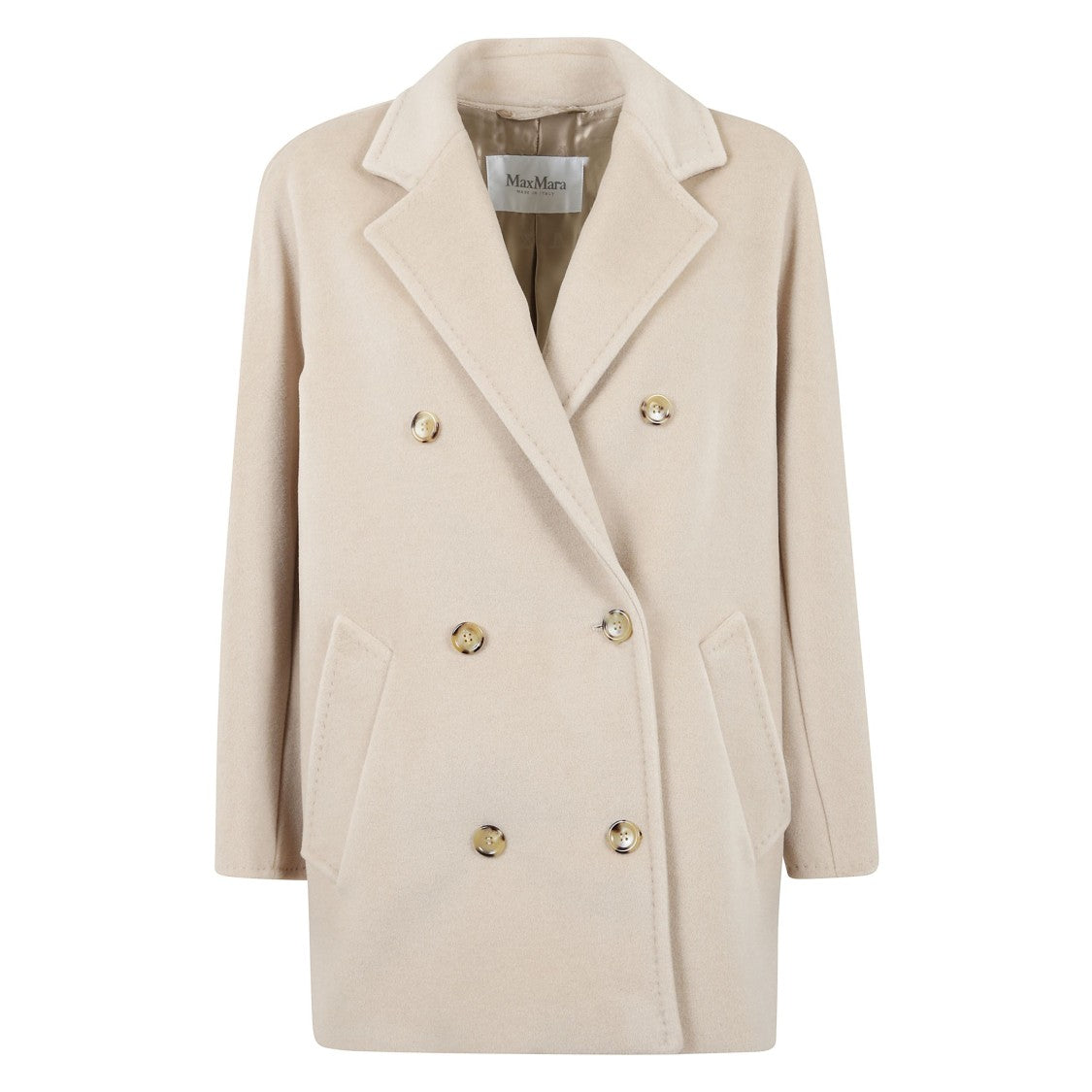 Max Mara Long Structured Coat With Tailored Fit