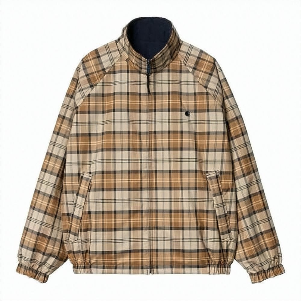 Carhartt Wip Reversible Plaid And Fleece Jacket