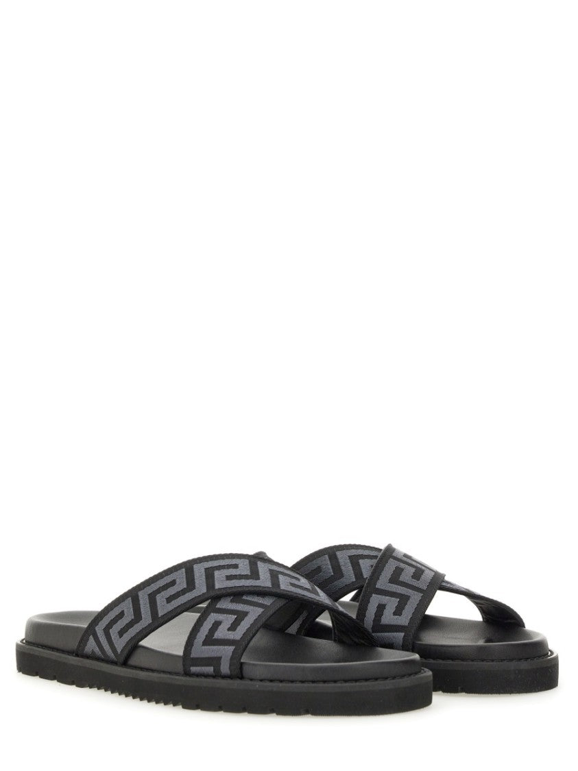 Versace Sandal With Logo