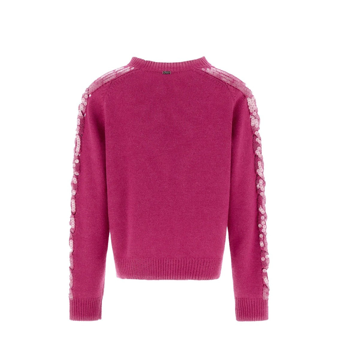 Herno Round Neck Pink Cashmere Sweater