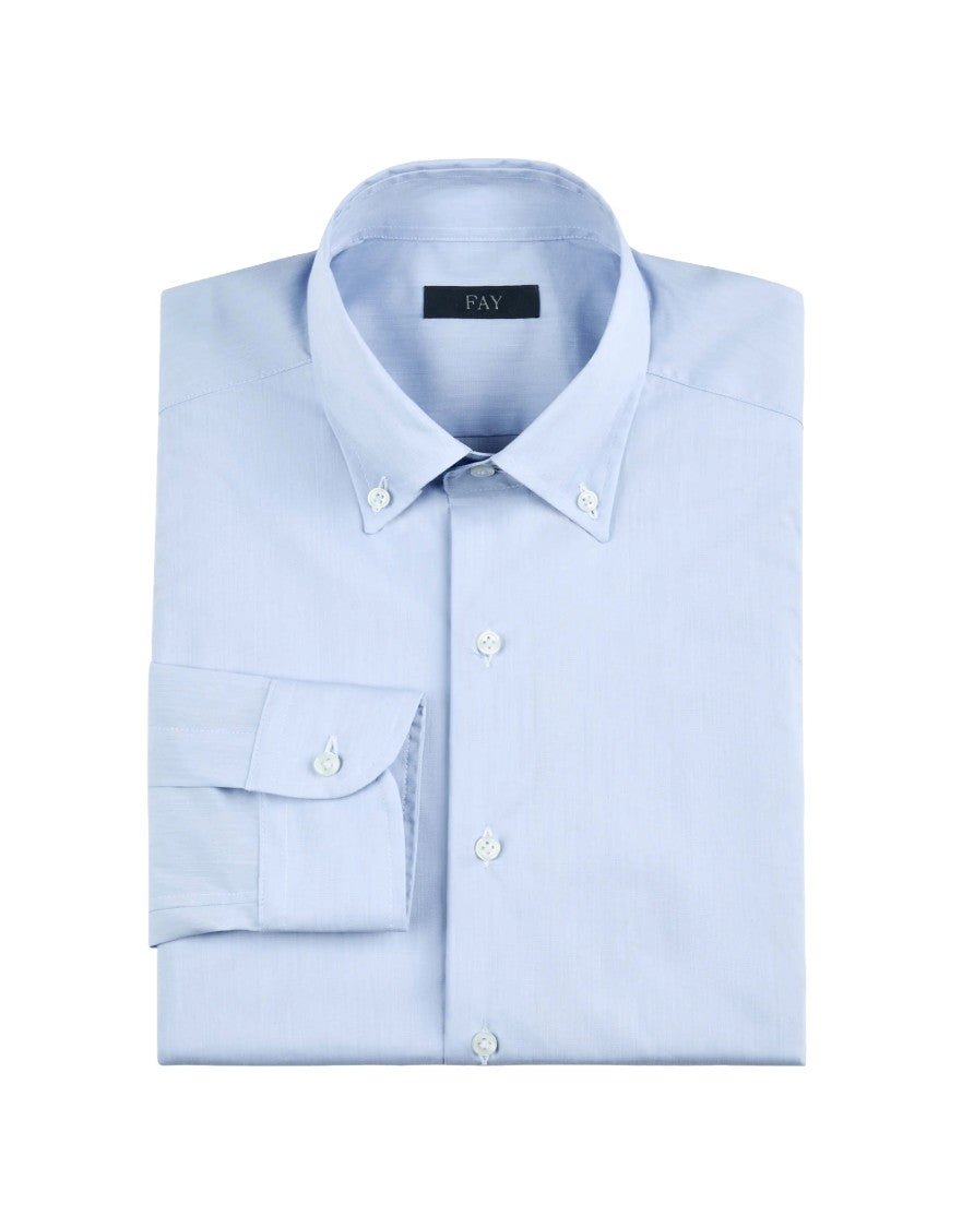 Fay French Collar Stretch Dress Shirt