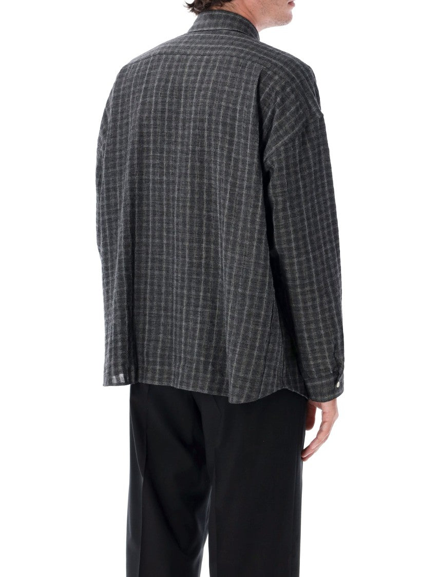 Sunflower Stable Checkered Cotton-Blend Casual Shirt