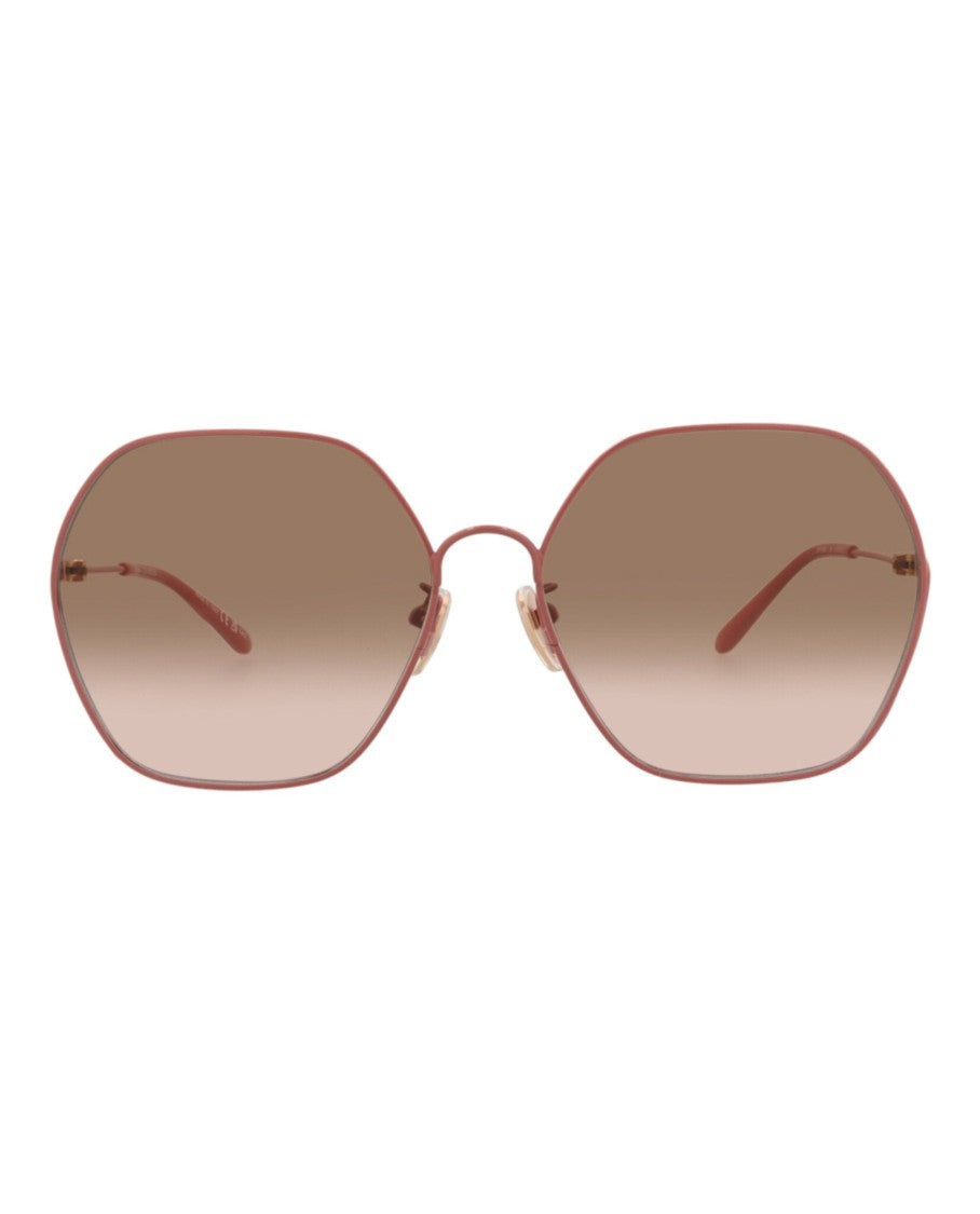 Chloé Round-Frame Metal Sunglasses With Adjustable Nose Pads