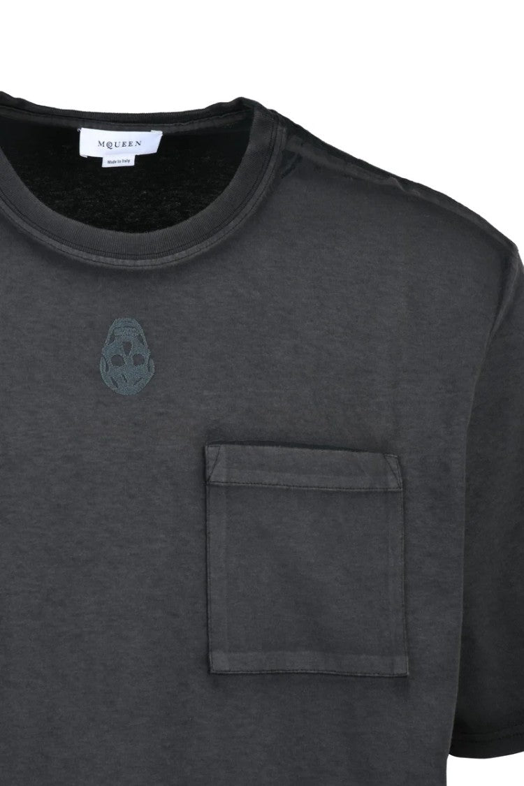 Alexander Mcqueen Boxy Grey T-Shirt