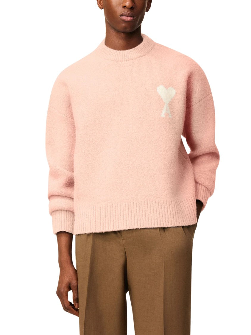 Ami Textured Knit Sweater