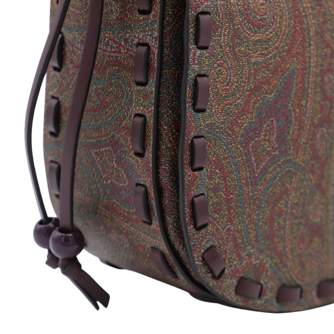 Etro Rounded Flap Bag With Paisley Pattern