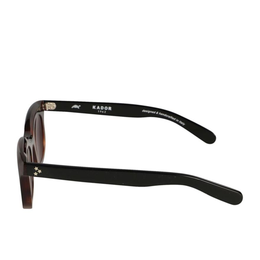 Kador Joy Bold Rectangular Tortoiseshell Sunglasses With Star Accents