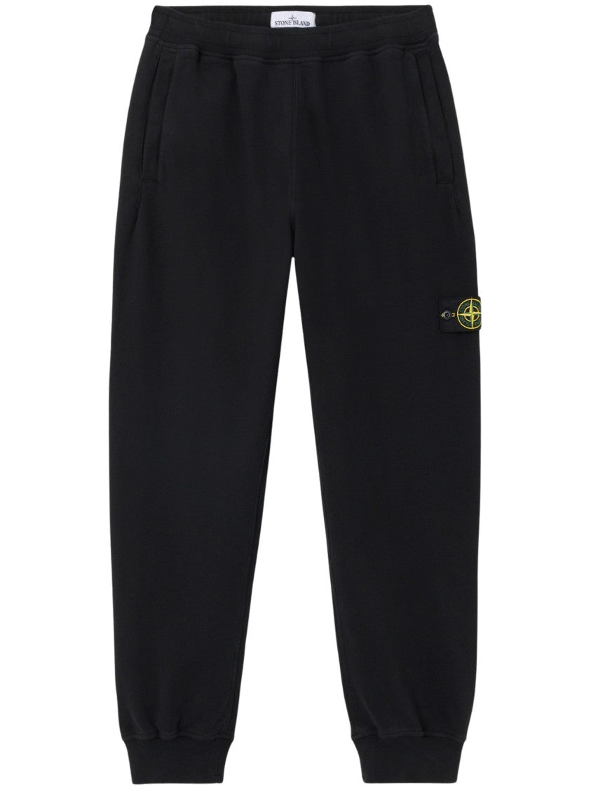 Stone Island Ribbed Cuff Elastic Waist Sweatpants