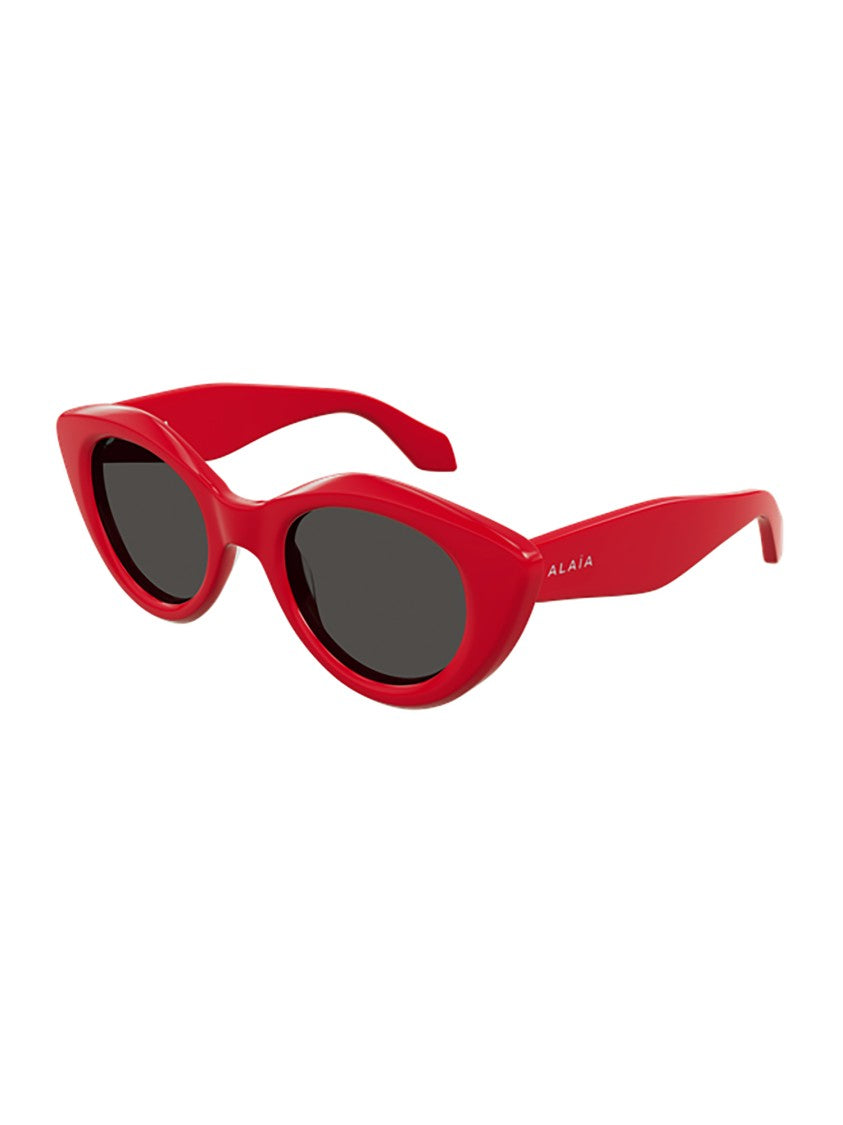 Alaïa Red Aa0091s Glossy Cat-Eye Sunglasses