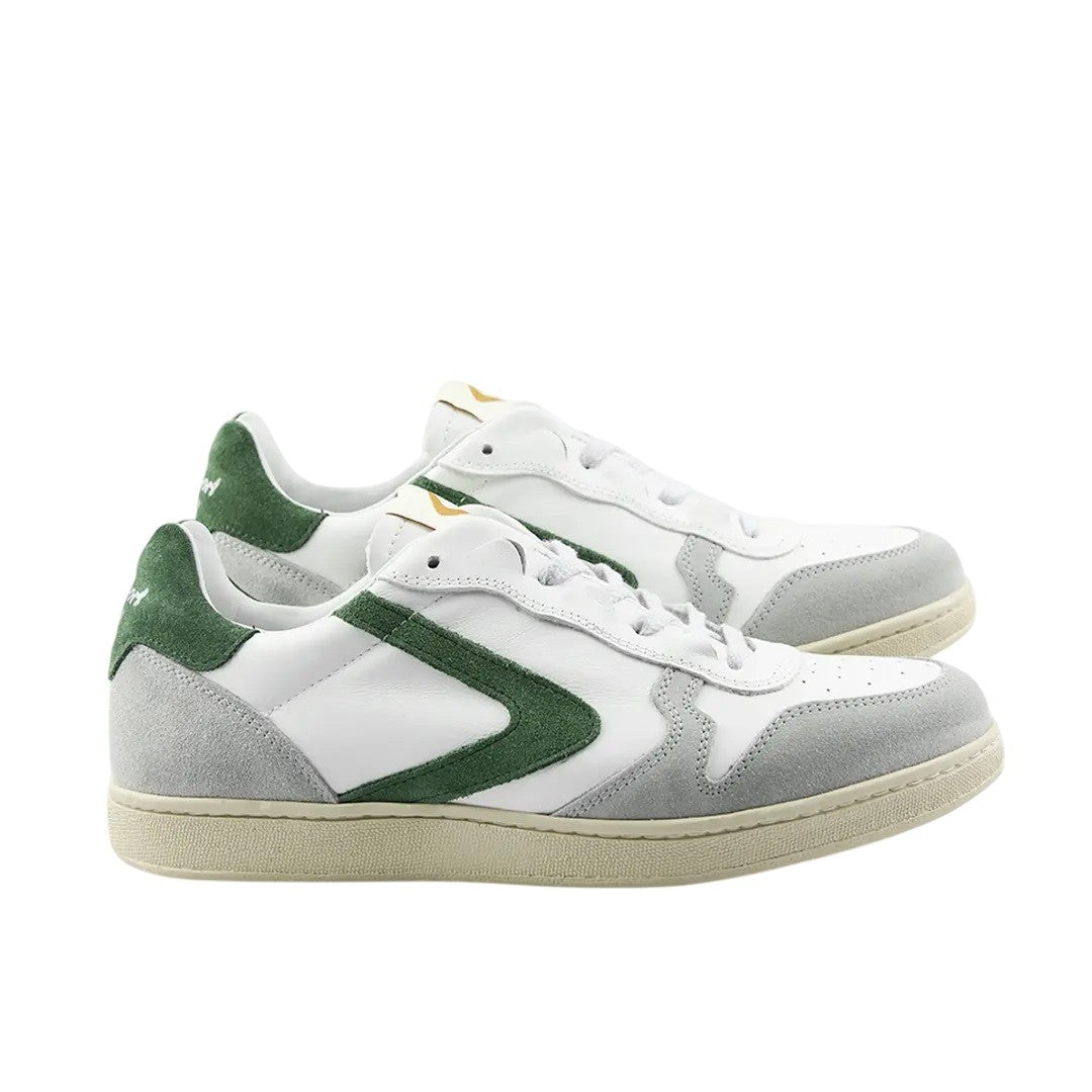 Valsport Green Premium Leather Suede Cupsole Sneakers