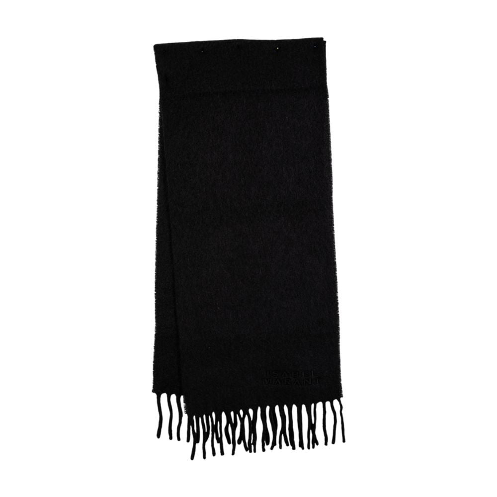 Isabel Marant Firny Gz Scarf With Subtle Embossed Logo Detail