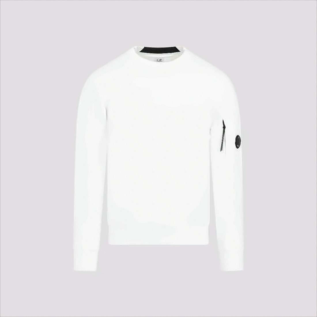 C.P. Company Long-Sleeve Minimalist Cotton T-Shirt With Zippered Pocket