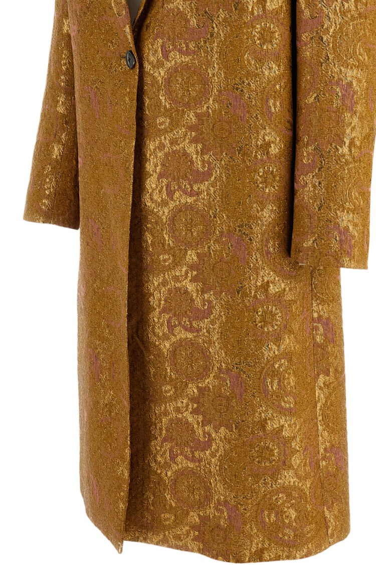 Dries Van Noten Paisley Jacquard Tailored Single-Breasted Coat