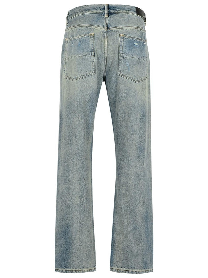 Amiri Mx1' Light Blue Cotton Jeans