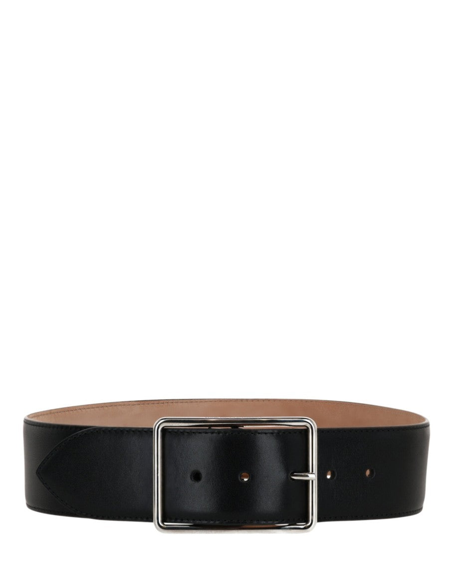 Alexander Mcqueen Wide Leather Belt