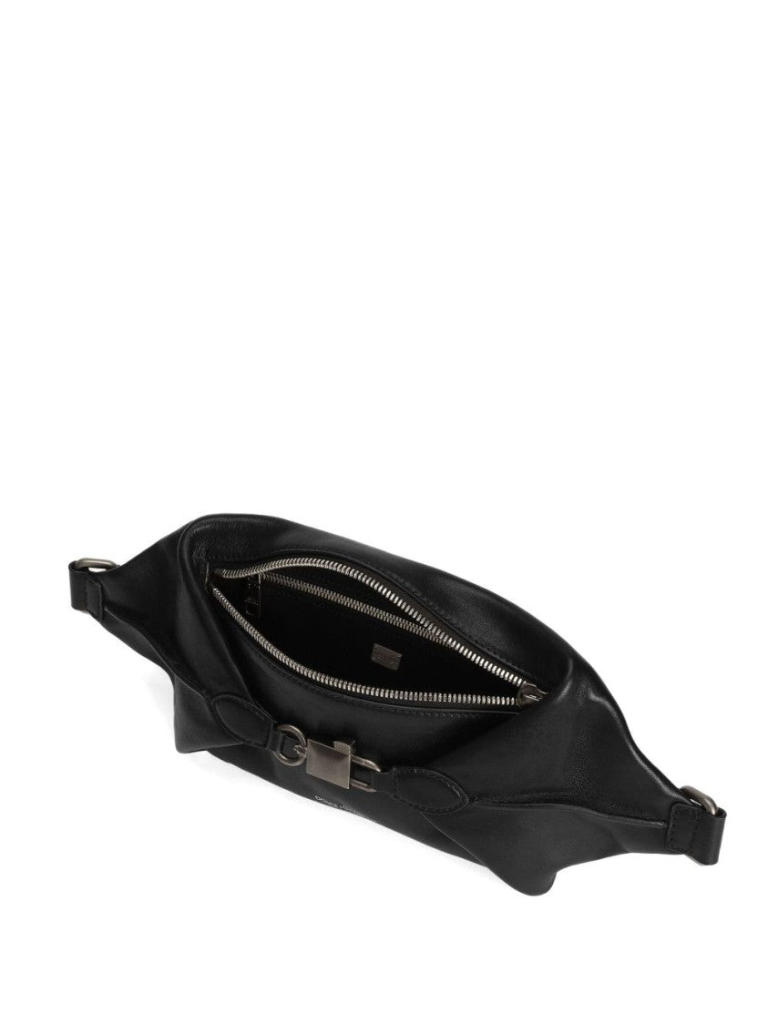 Dolce & Gabbana Black Lock Marsupio Belt Bag