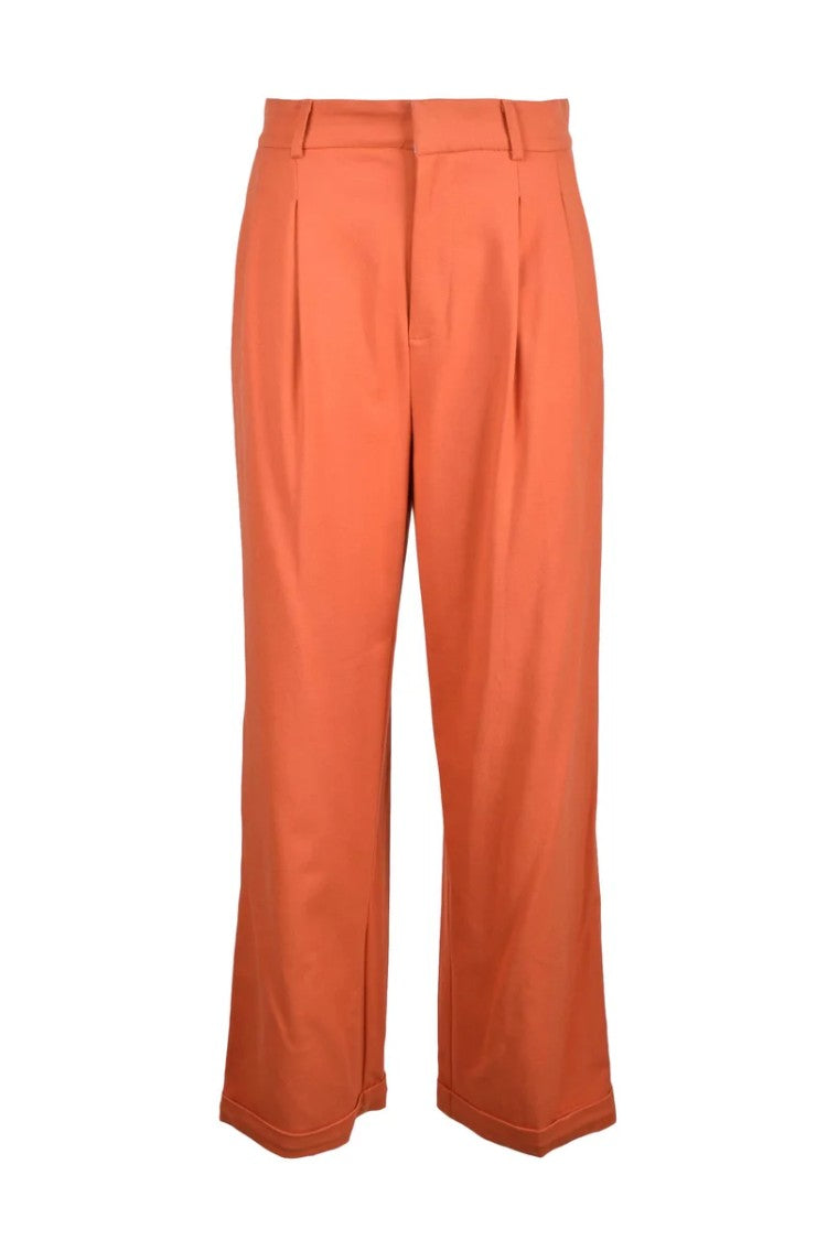 Weili Zheng Cropped Pants - Orange