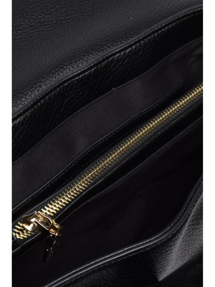 Ermanno Firenze Ermanno Firenze Violet Handbag With Structured Silhouette And Decorative Scarf