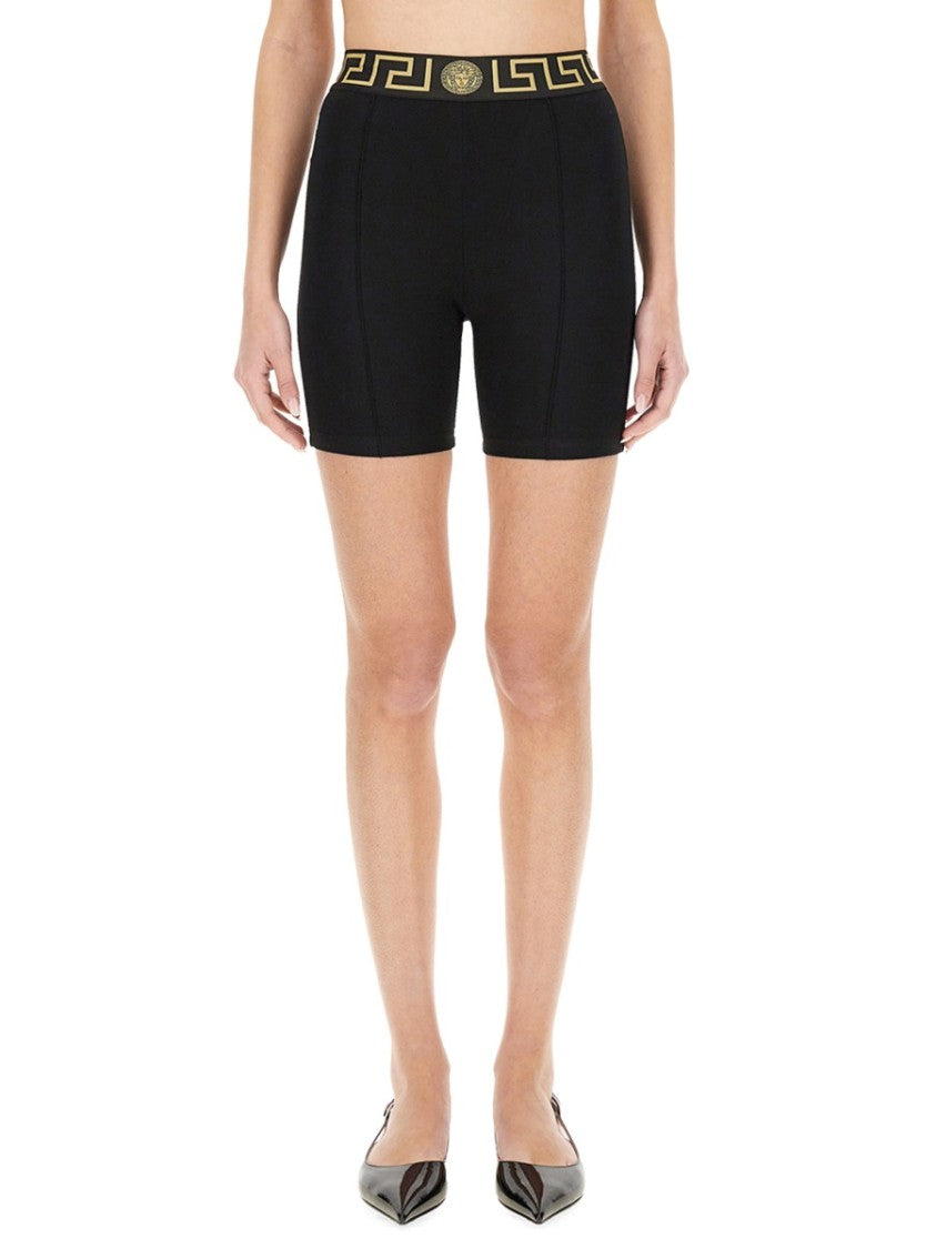 Versace Bermuda Shorts With Greek Border