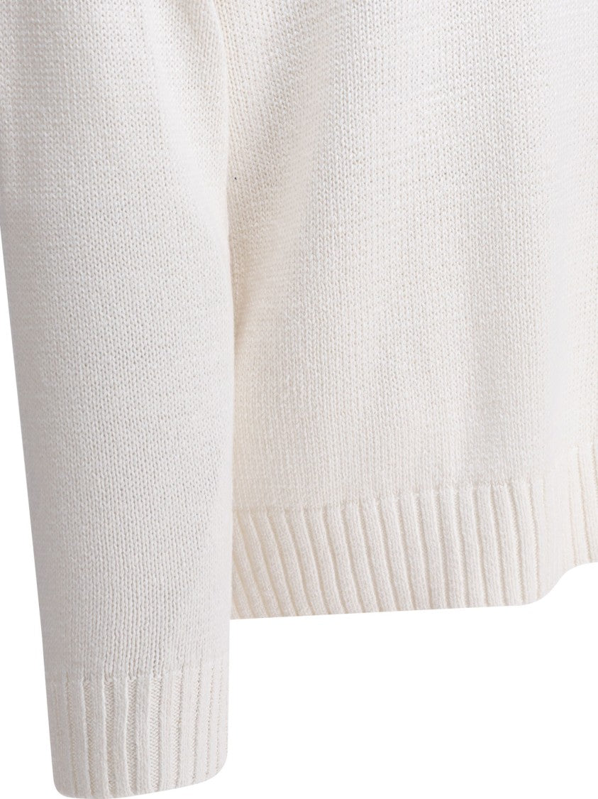 Polo Ralph Lauren Relaxed Fit Knitwear With Contrasting Script Detail