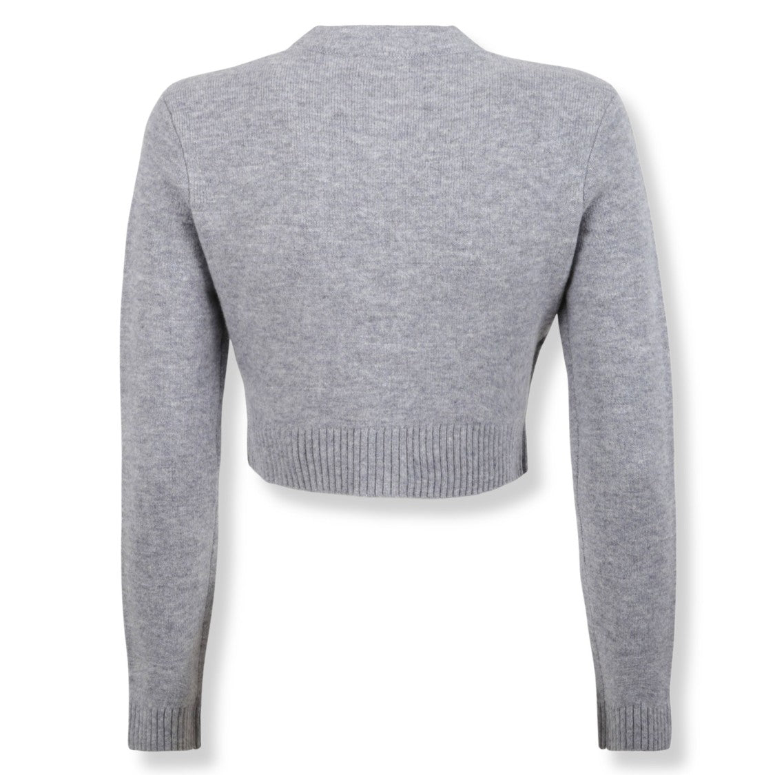 Self-Portrait Grey Wool Cardigan