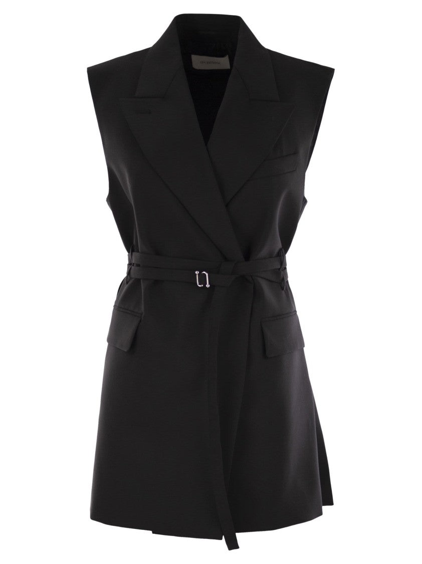Sportmax Ciurma - Sleeveless Long Blazer