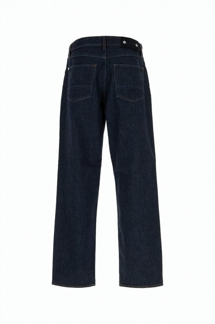 Stone Island Straight-Leg Indigo Denim Pants