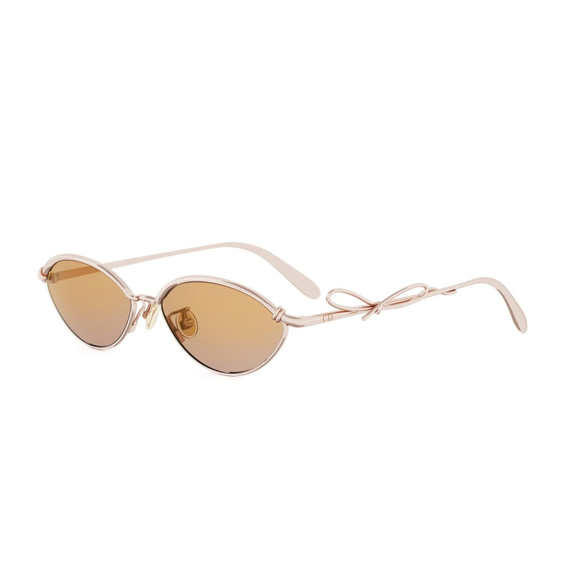 Dior Dior Bow R1u Oval Sunglasses With Delicate Metal Accents