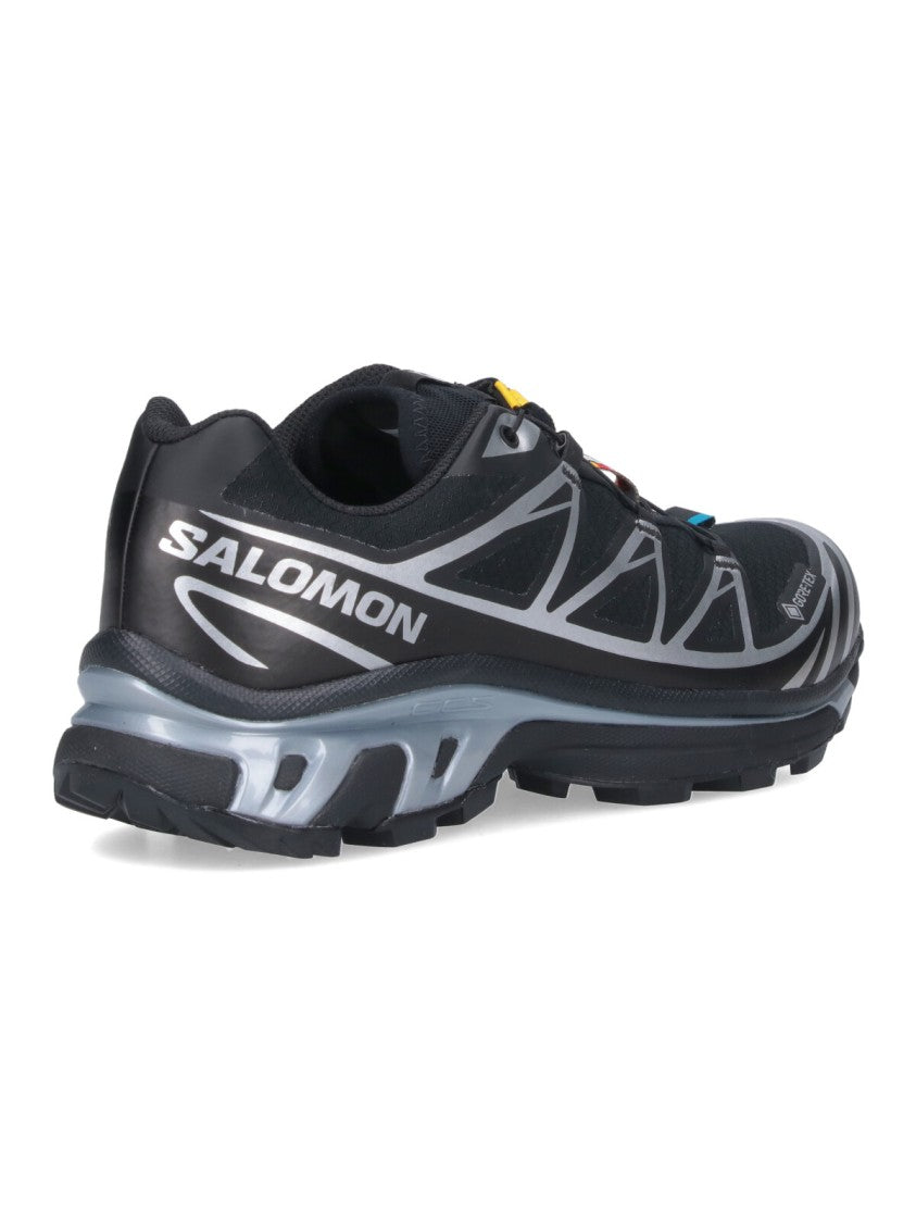 Salomon Black Xt6 Gtx Fabric Sneakers